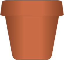 221x208 Flower Pot Clip Art