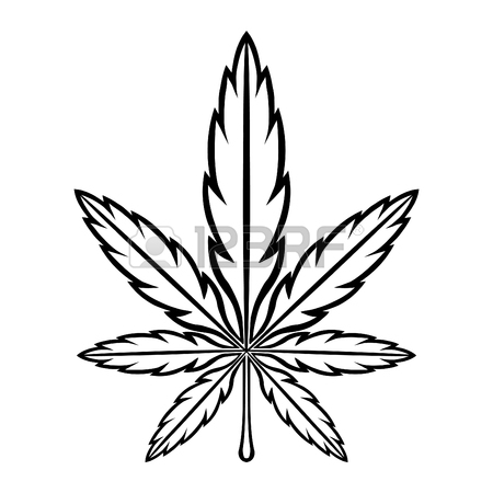 450x450 Marijuana Pot Weed Leaf Symbol Royalty Free Cliparts, Vectors,