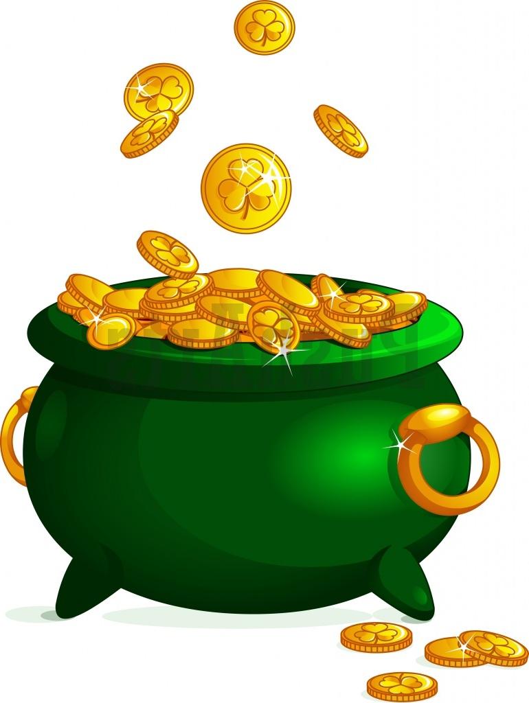 Pot Of Gold Clipart | Free download on ClipArtMag