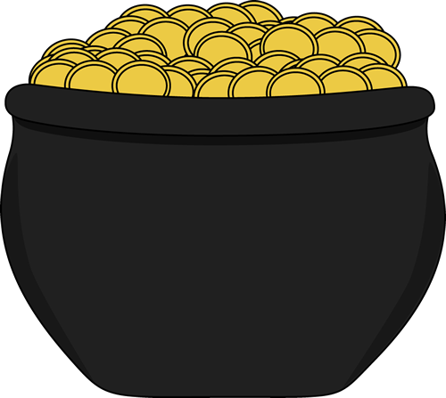 500x447 Pot Of Gold Clip Art
