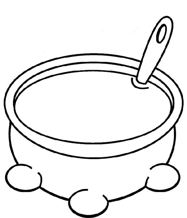 600x700 Color Pot Clipart