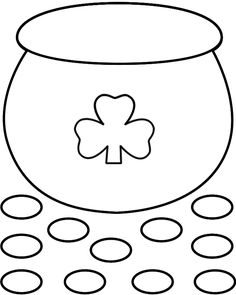 236x295 Printable Pot Of Gold Template From Shapes