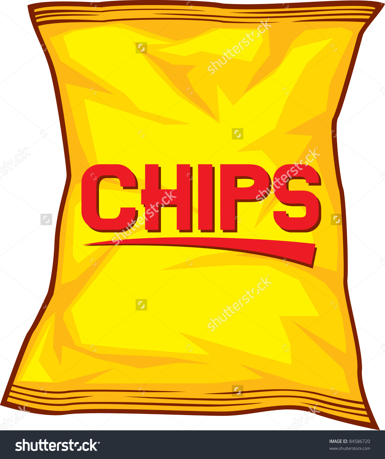 1342x1600 Potato Chips Clipart