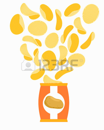 Potato Chips Clipart | Free download on ClipArtMag