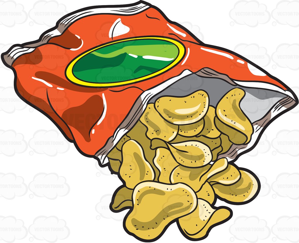 Potato Chips Clipart | Free download on ClipArtMag