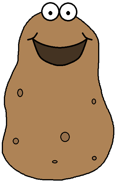 406x625 Potato Clipart 2