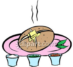 300x274 Baked Potato People Clipart