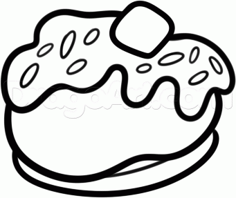 341x287 Potato Clipart Sketch