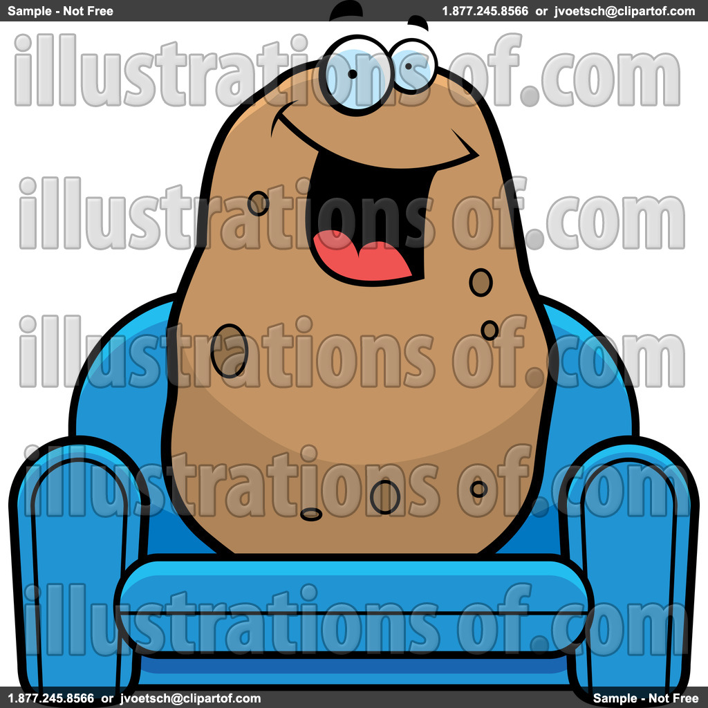 1024x1024 Couch Potato Free Clipart