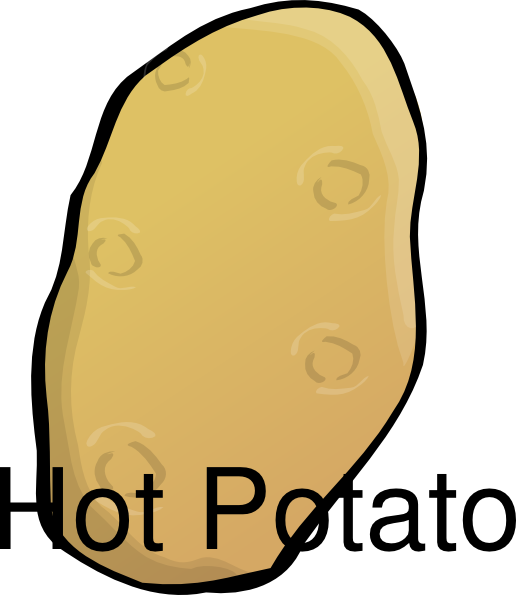 516x595 Hot Potato Clip Art