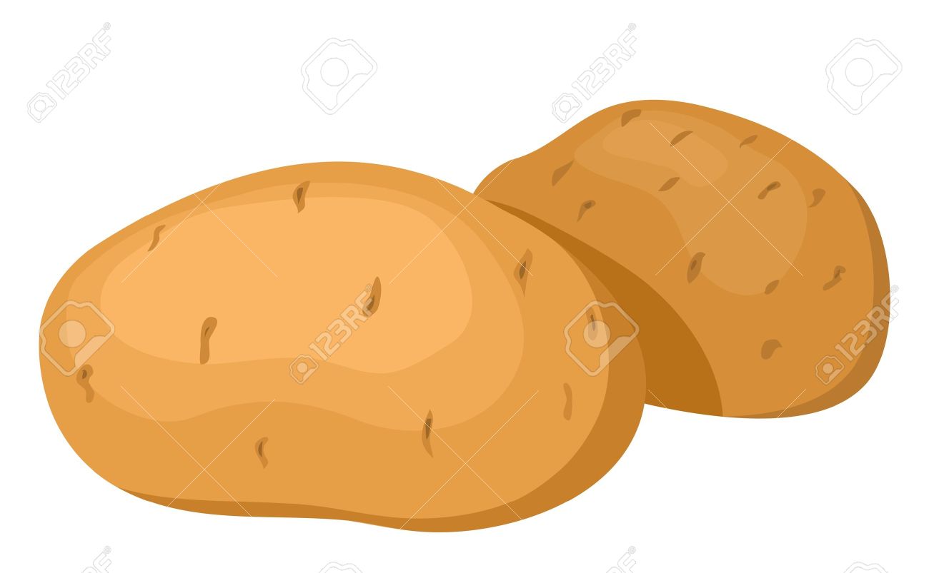 1300x803 Potato Clipart Icon