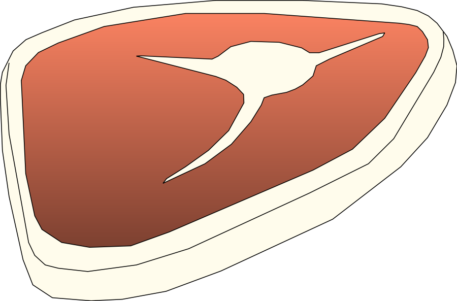 900x593 Clipart Meat