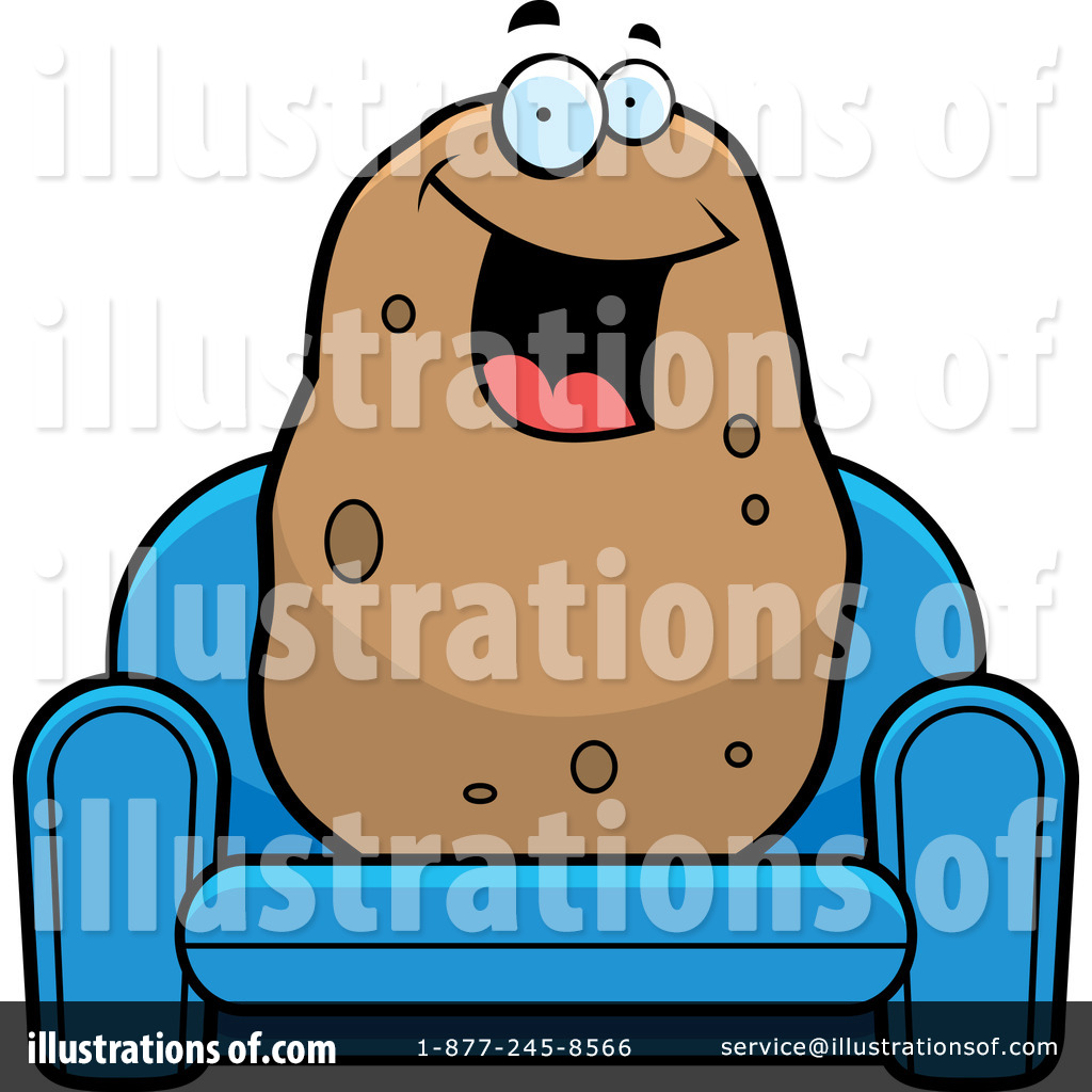 1024x1024 Couch Potato Clipart