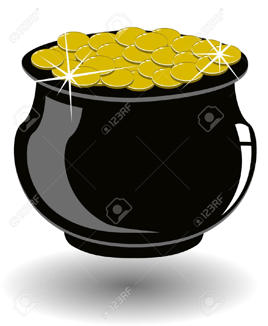 Pots Of Gold Clipart | Free download on ClipArtMag