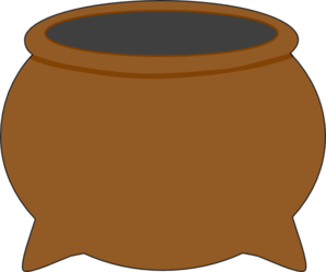 298x249 Brown Pot Clip Art