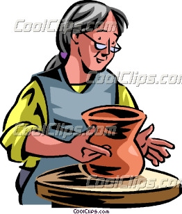 262x308 Ceramic Clipart Potter