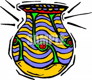 300x261 Vase Clipart Pottery