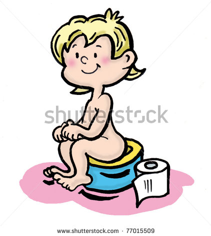 422x470 Potty Time Clipart