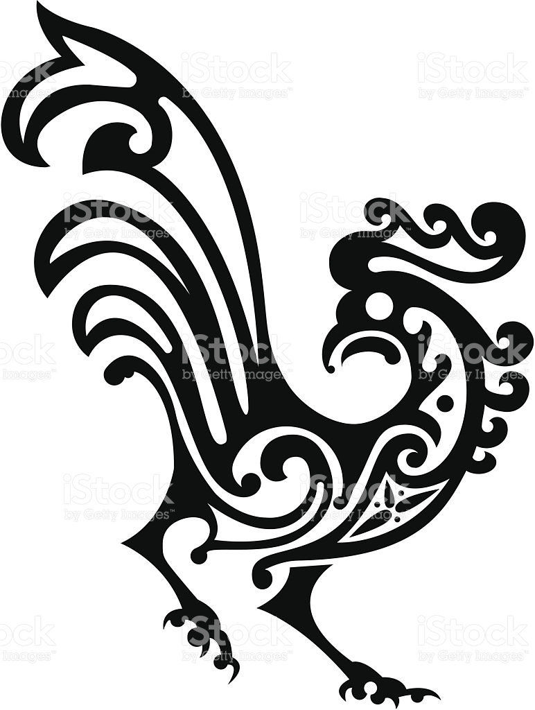 772x1024 Ornamental Poultry Clipart