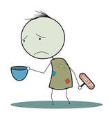 156x170 Poor Kid Clipart