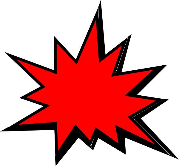 600x557 Red Comic Pow Clip Art
