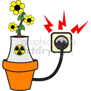 300x300 Royalty Free Nuclear Power Plants 2 381943 Vector Clip Art Image