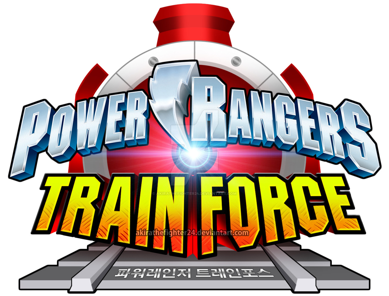 1280x975 Power Rangers Train Force English Logo (Fanmade) By