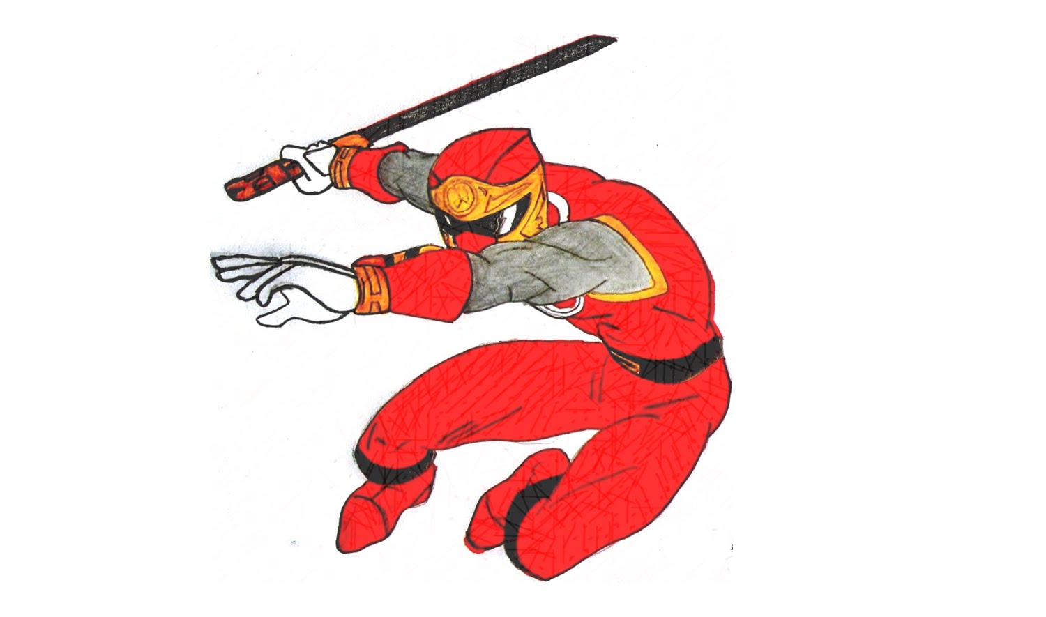 1500x885 How To Draw Red Ranger Storm