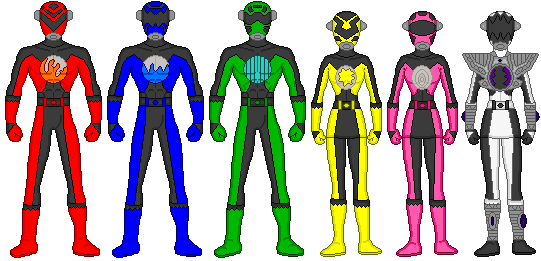 541x261 Power Rangers Original Pixels By Firebirdmaximus