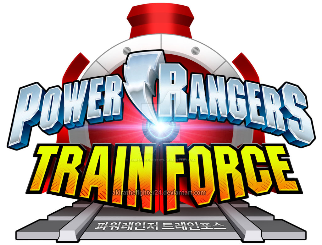 1024x780 Power Rangers Train Force English Logo (Fanmade) By