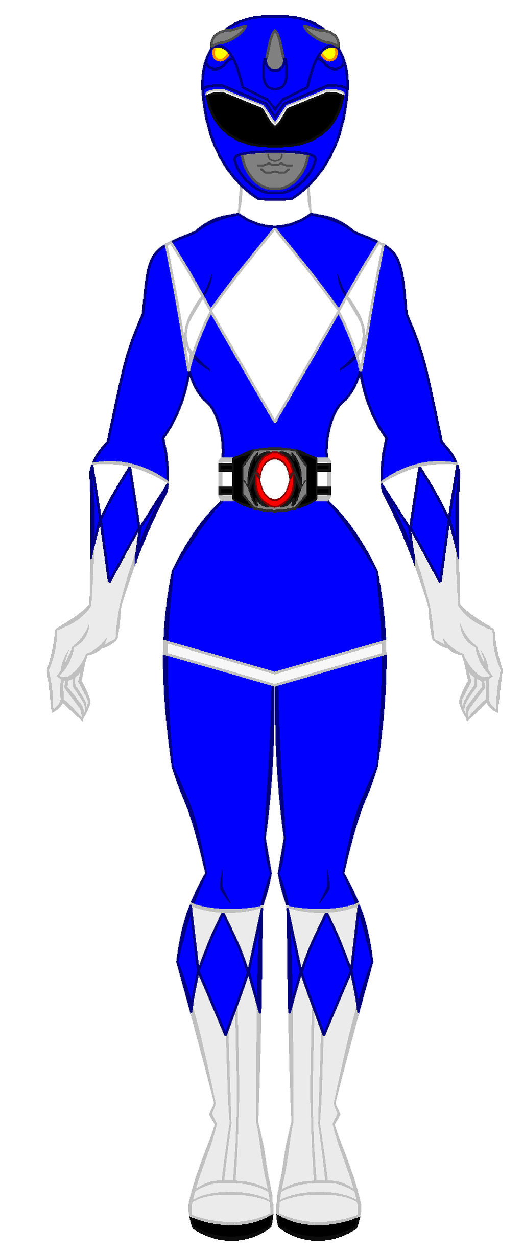 1024x2454 Blue Clipart Power Ranger