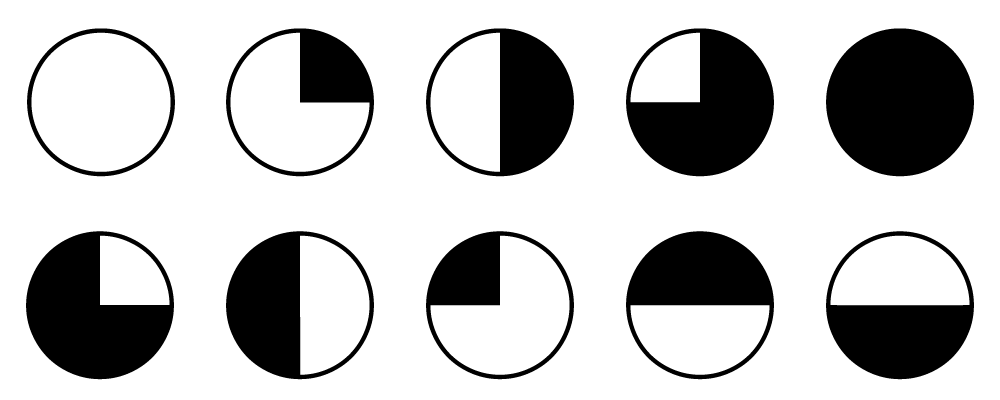 1000x400 Free Harvey Balls For Powerpoint Presentations