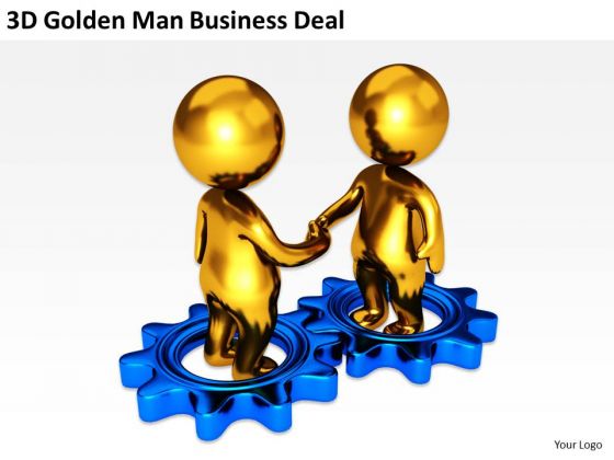560x420 Business People Clip Art Men Golden Man Powerpoint Presentation