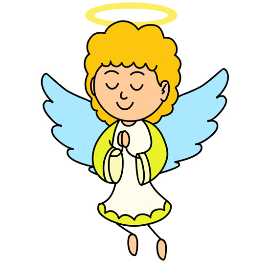 550x535 Graphics For Praying Angels Clip Art Graphics