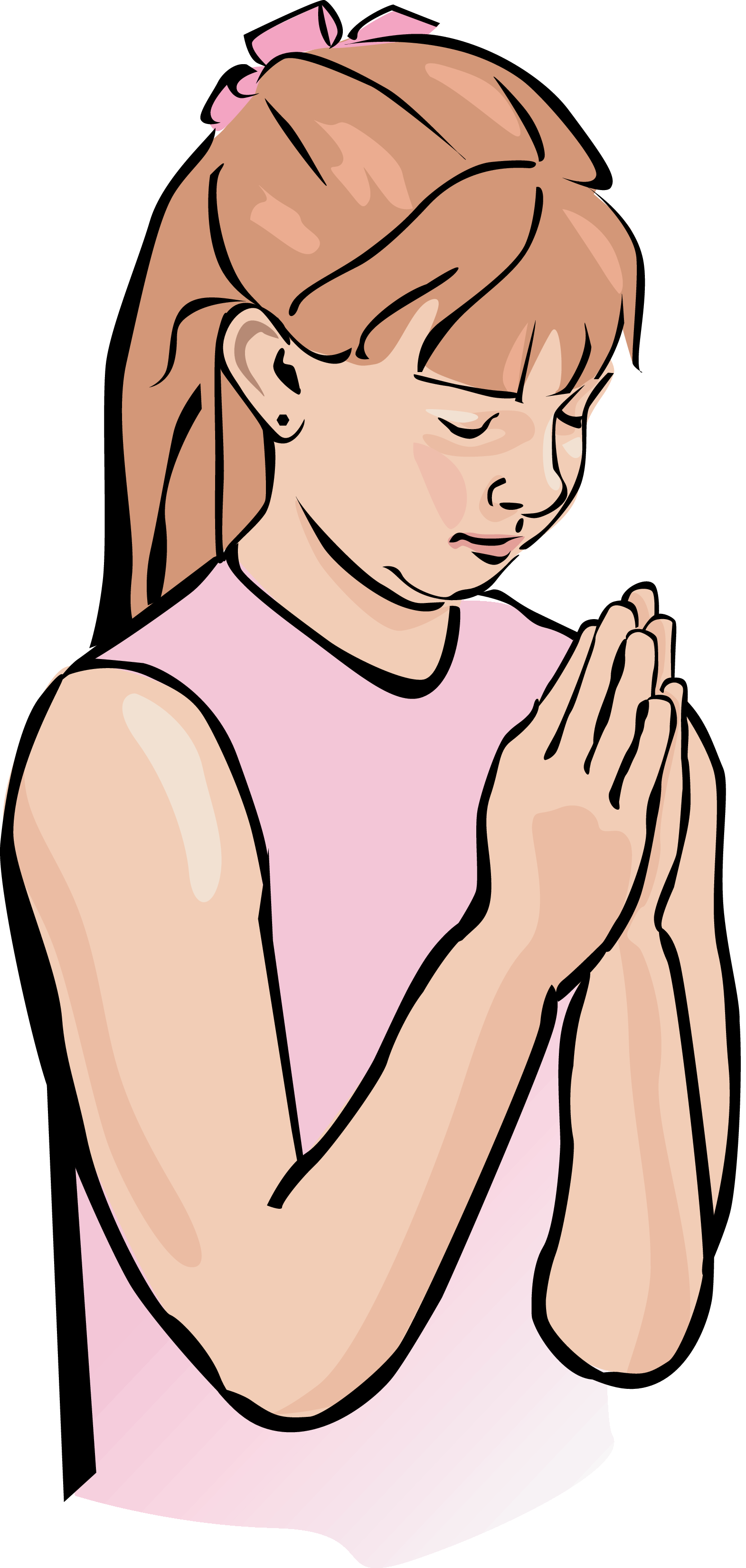 1571x3300 Children Pray To God Clipart