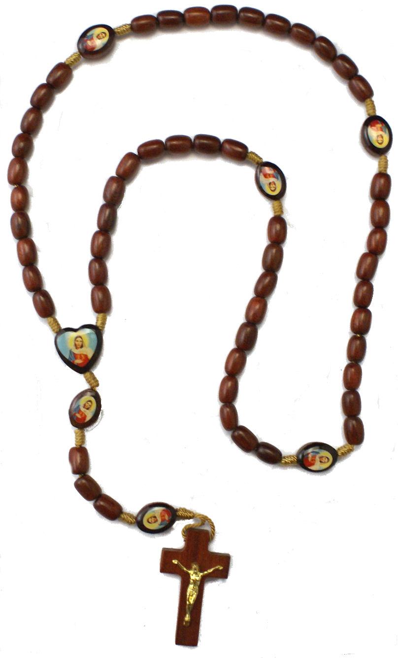 808x1337 Rosary Prayer Chain Clipart Image