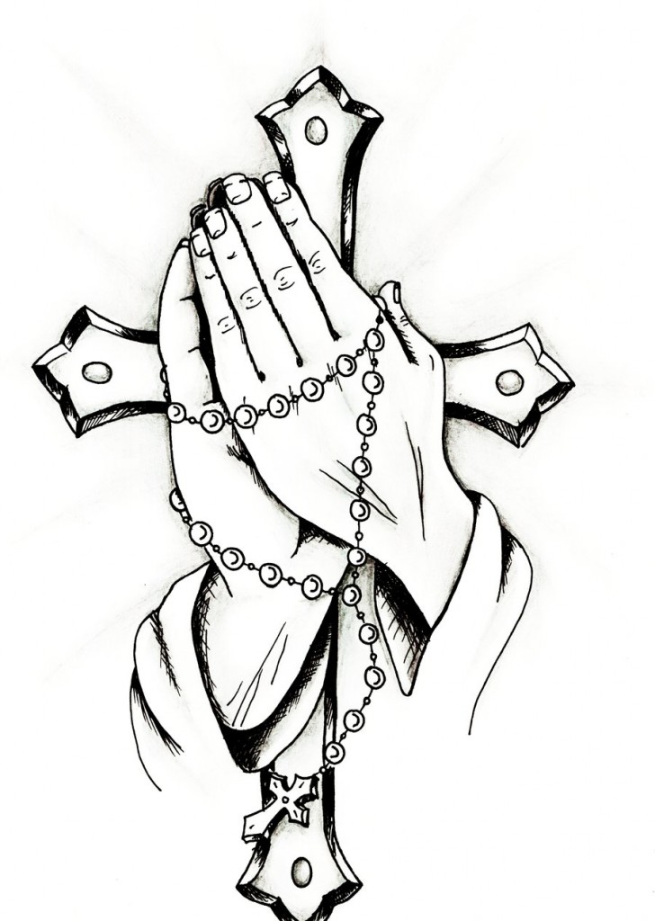 728x1024 Praying Hands Clipart