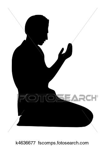 337x470 Stock Illustration Of Muslim Prayer K4636677