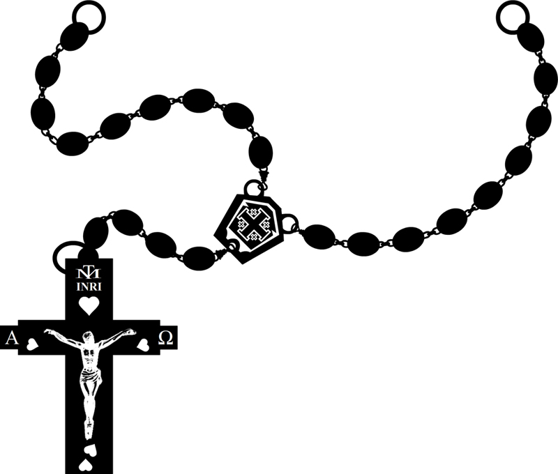 800x680 Praying Hands With Rosary Free Download Clip Art