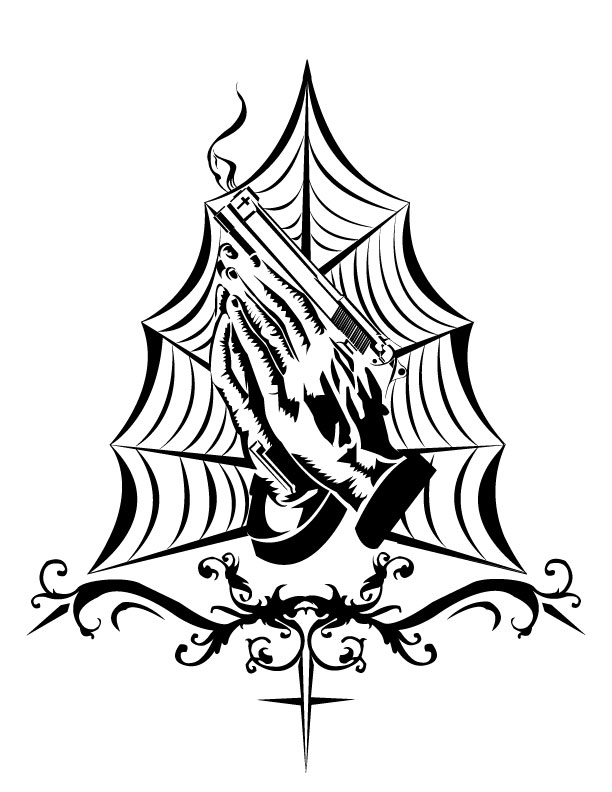 612x792 Praying Hands Cartoon