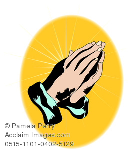 265x300 Clip Art Illustration Of Praying Hands