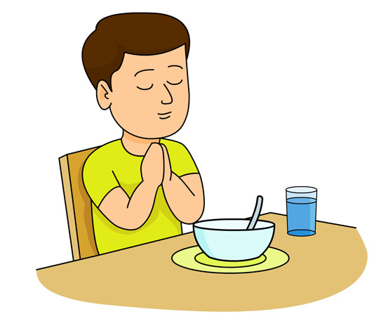 550x457 Praying Child Clipart