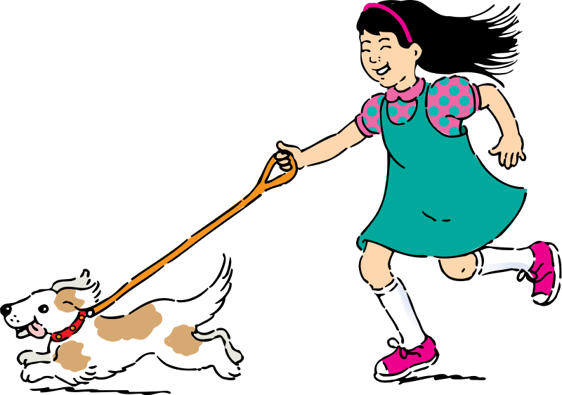 800x562 Cartoon Walking Clipart