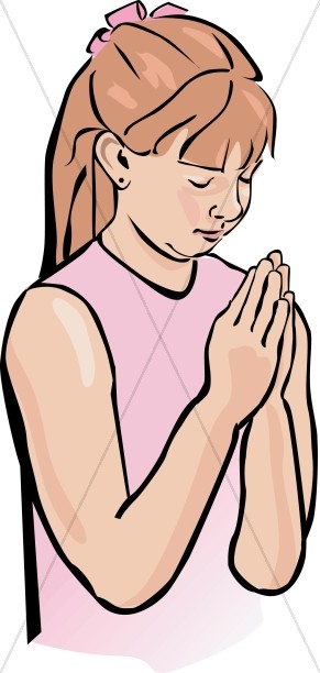 291x612 Praying Clip Art