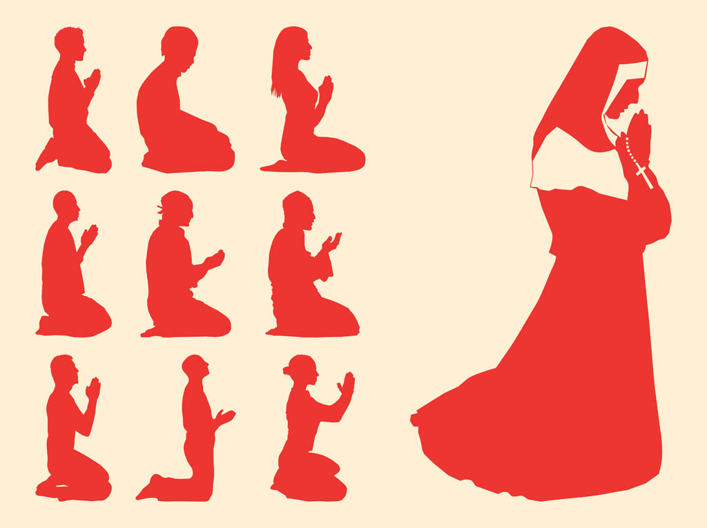 1024x765 Praying Clip Art