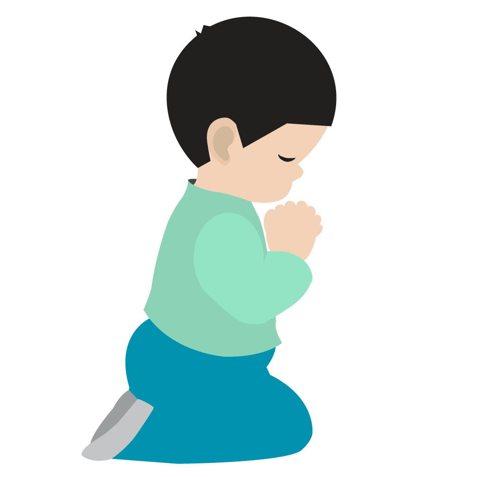 948x948 Children Praying Clipart