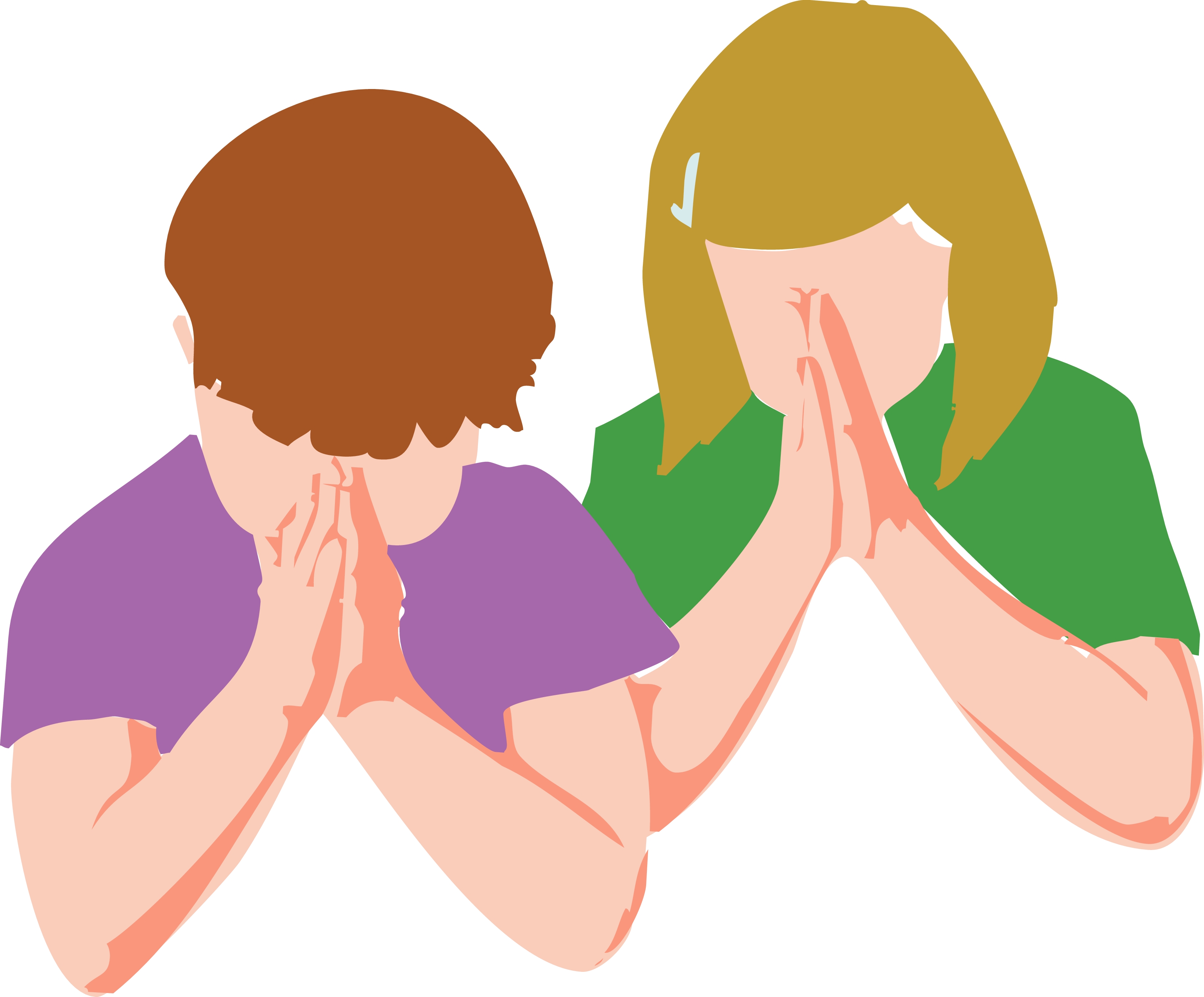 3300x2733 Image Of Children Praying Clipart