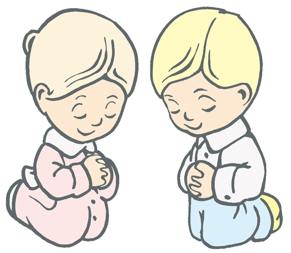 576x500 Child Praying Clipart