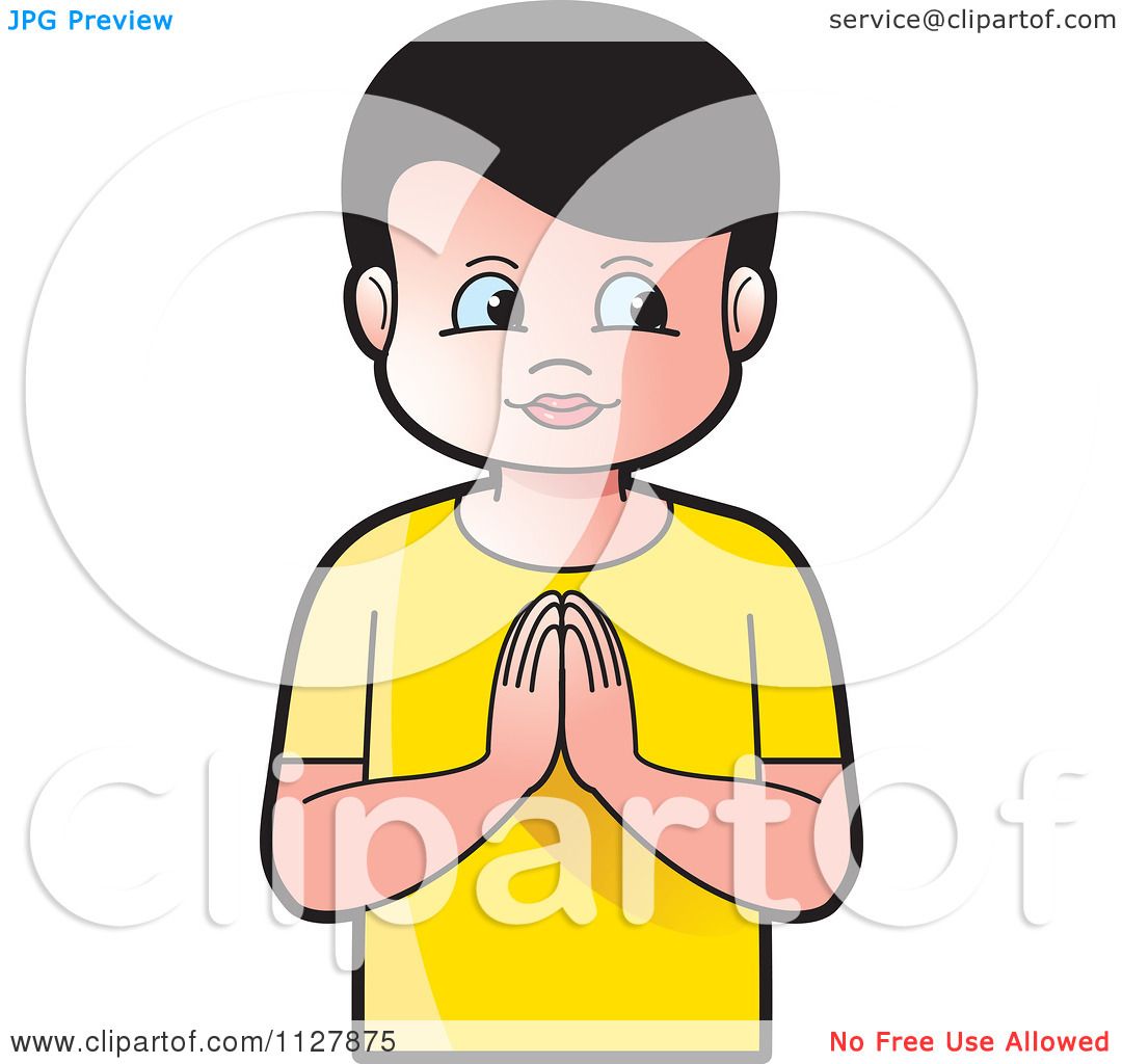 1080x1024 Clipart Of A Boy Praying