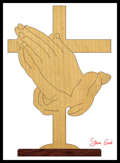400x541 Cross Scroll Saw Patterns Scrollsaw Workshop Praying Hands